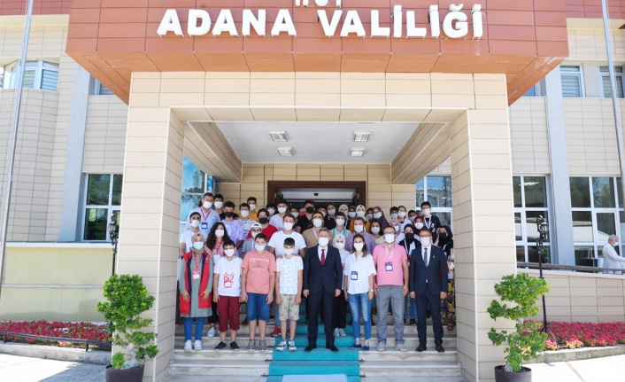 Kırşehirli öğrencilerden  Vali Elban’a ziyaret