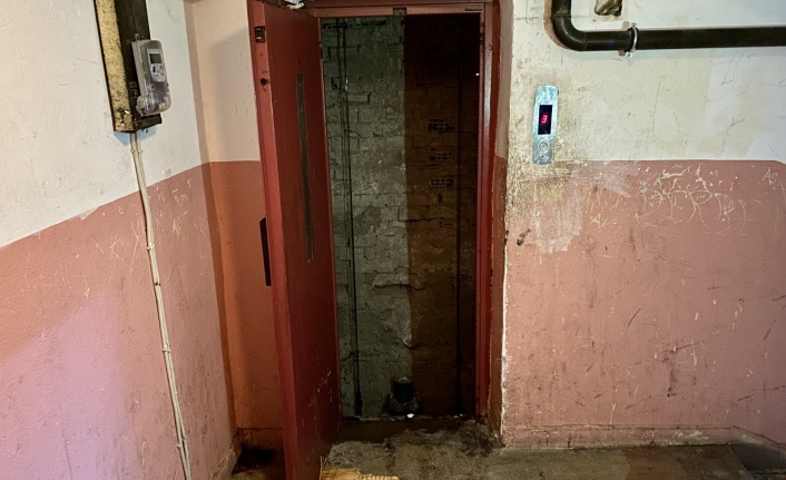 Kırşehir'de yaşlı kadın asansör  boşluğunda ölü bulundu