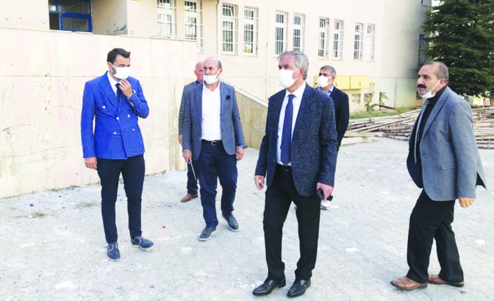 Kırşehir Lisesi’nin taşınacağı binada tadilat çalışmaları sürüyor