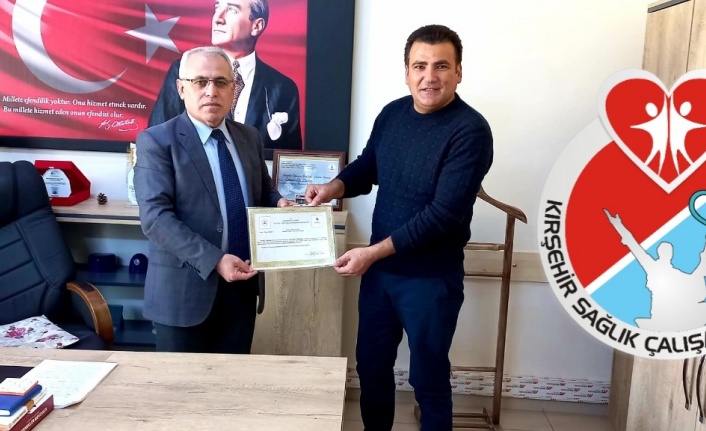 Kırşehir'in en aktif derneklerinden Sağlık Çalışanları Derneği'ne ödül