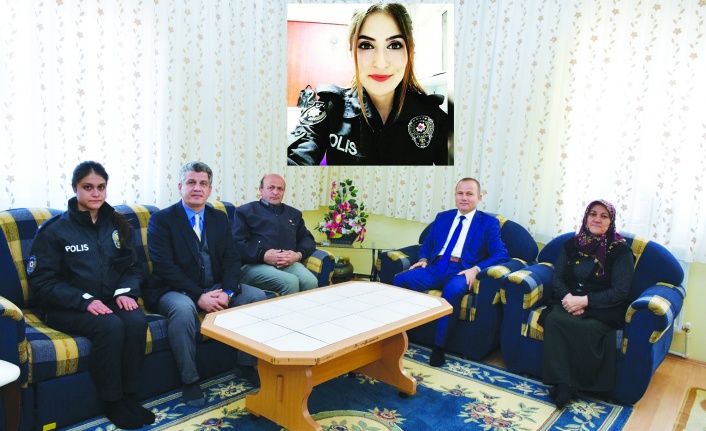 Emniyet Müdürü Türesin’den  Şehit Polisin ailesine ziyaret