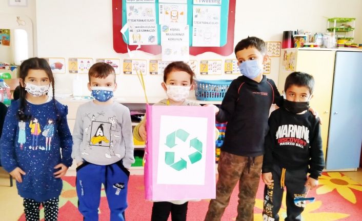 Menekşe-Ahmet Yalçınkaya Anaokulu’nda “Doğada Çocuklar” projesi yürütülüyor