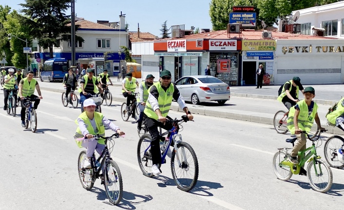 Kırşehir'de "10. Yeşilay Bisiklet Turu" düzenlendi