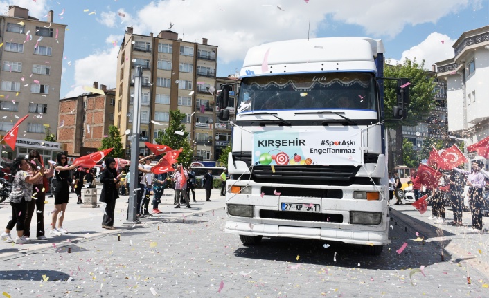 "Spor Aşkı Engel Tanımaz" tırı Kırşehir'e ulaştı