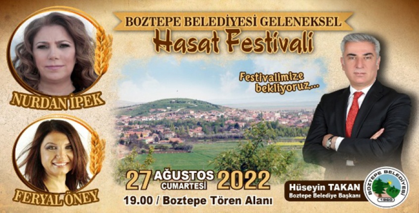11. Boztepe Hasat Festivali Cumartesi